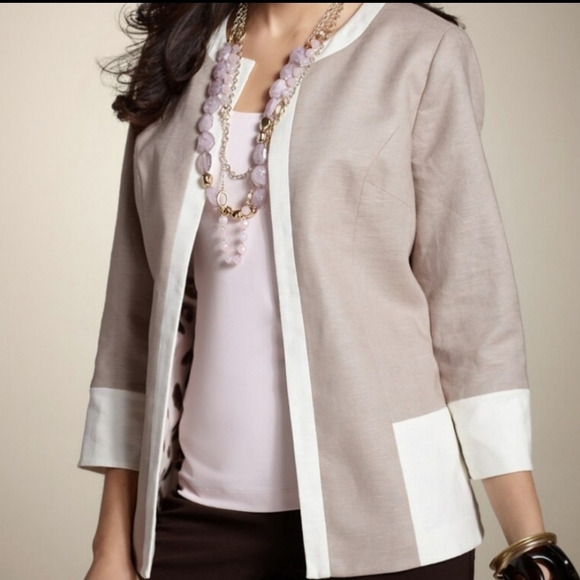 New Chicos Reversible Jacket Chicos size 3 or 16 - Picture 2 of 6